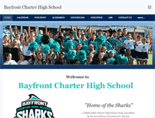 Tablet Screenshot of bayfrontcharter.com